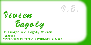vivien bagoly business card